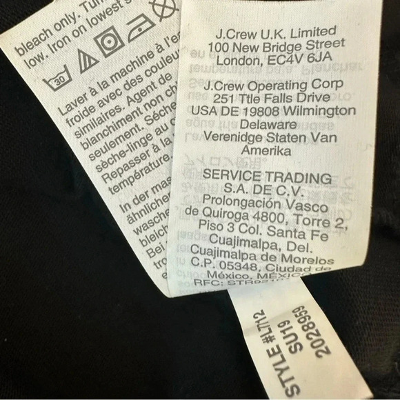 NWOT JCREW Tiered Knit Midi Maxi Black Eyelet Dress M - Picture 15 of 16